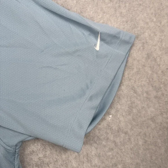 Nike Golf Polo Shirt Mens 2XL Light Blue Dri FIT Briggs & Stratton Embroidered - Picture 6 of 11